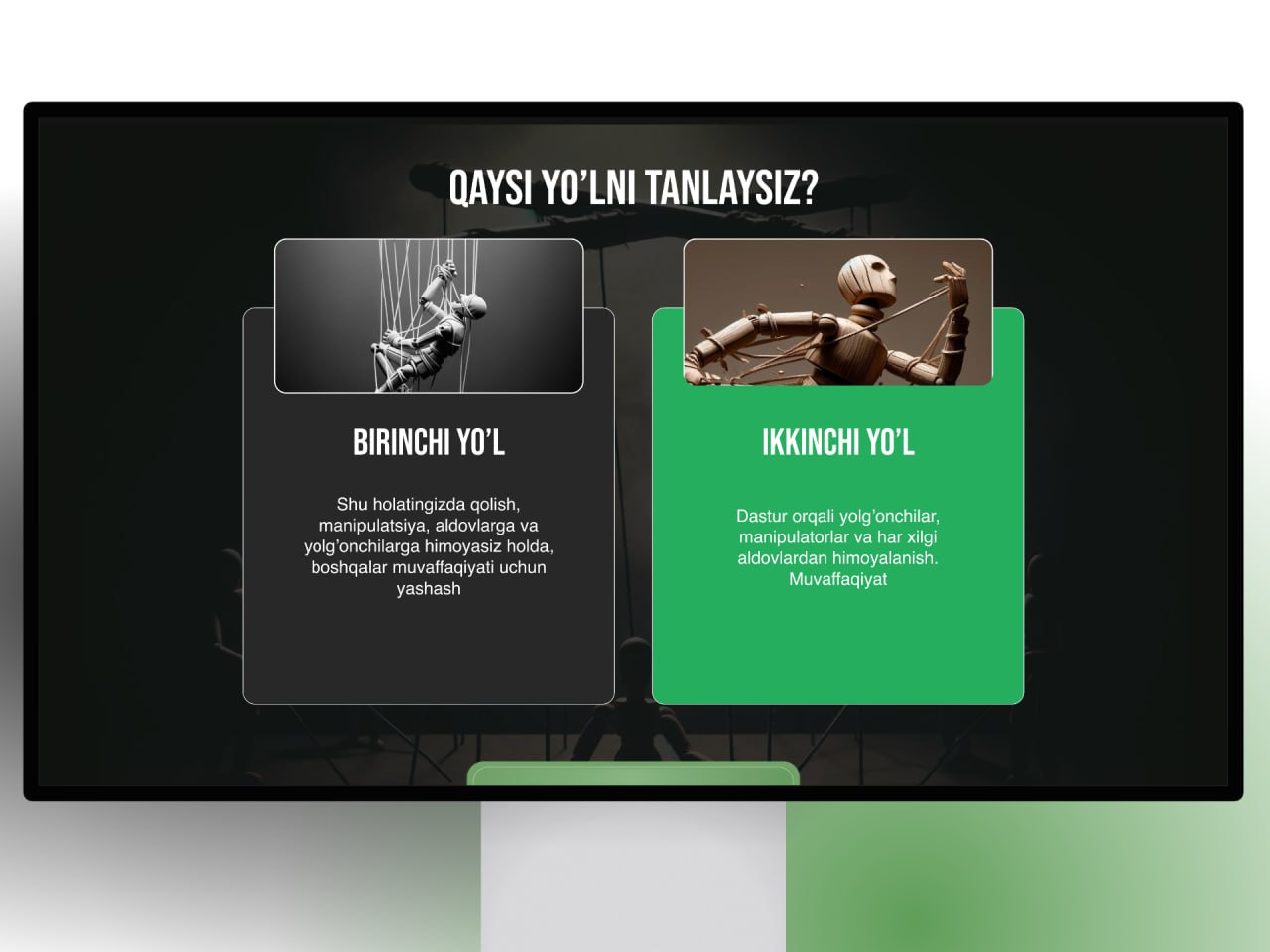 ๐ Abdukarim Mirzayev - Tuzoqlardan qutilish san'ati kursi uchun sotuv sayti - 7